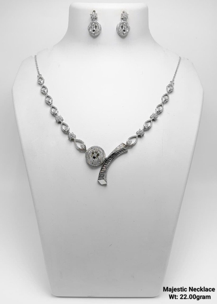 92.5 New Design Silver Majestic Nacklace