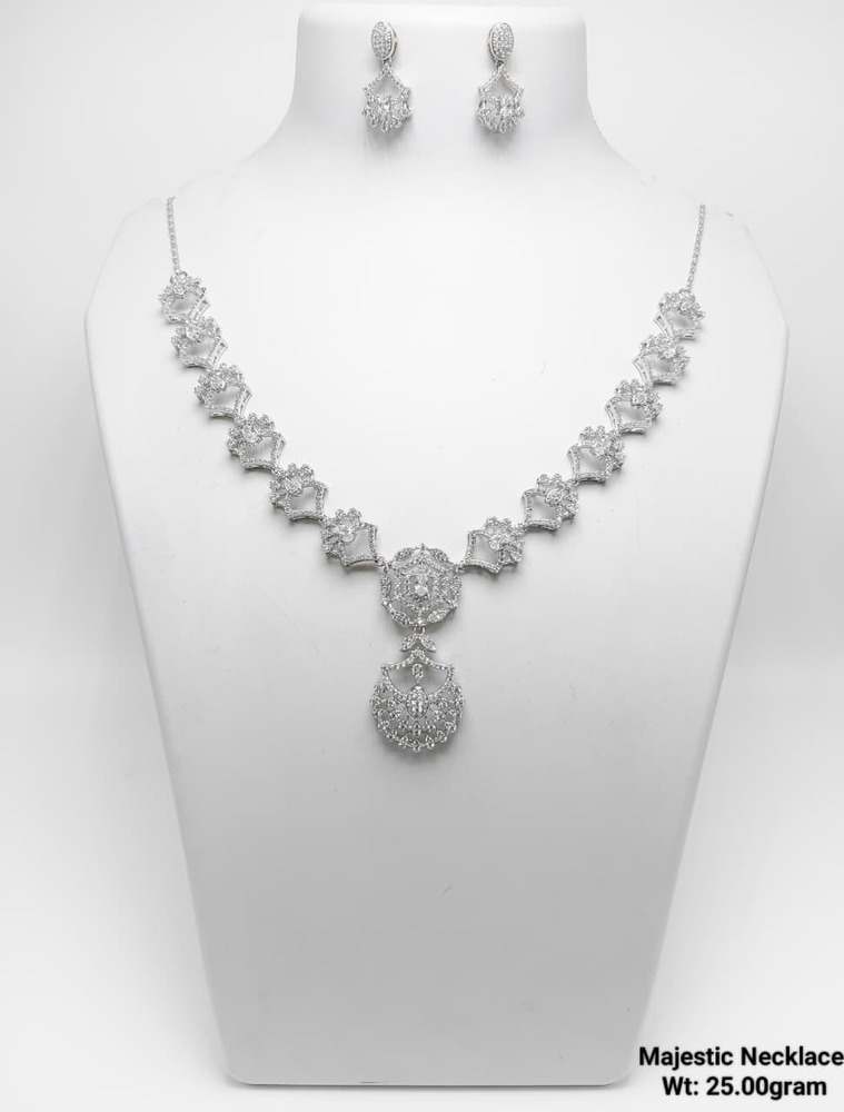 92.5 New Design Silver Majestic Nacklace