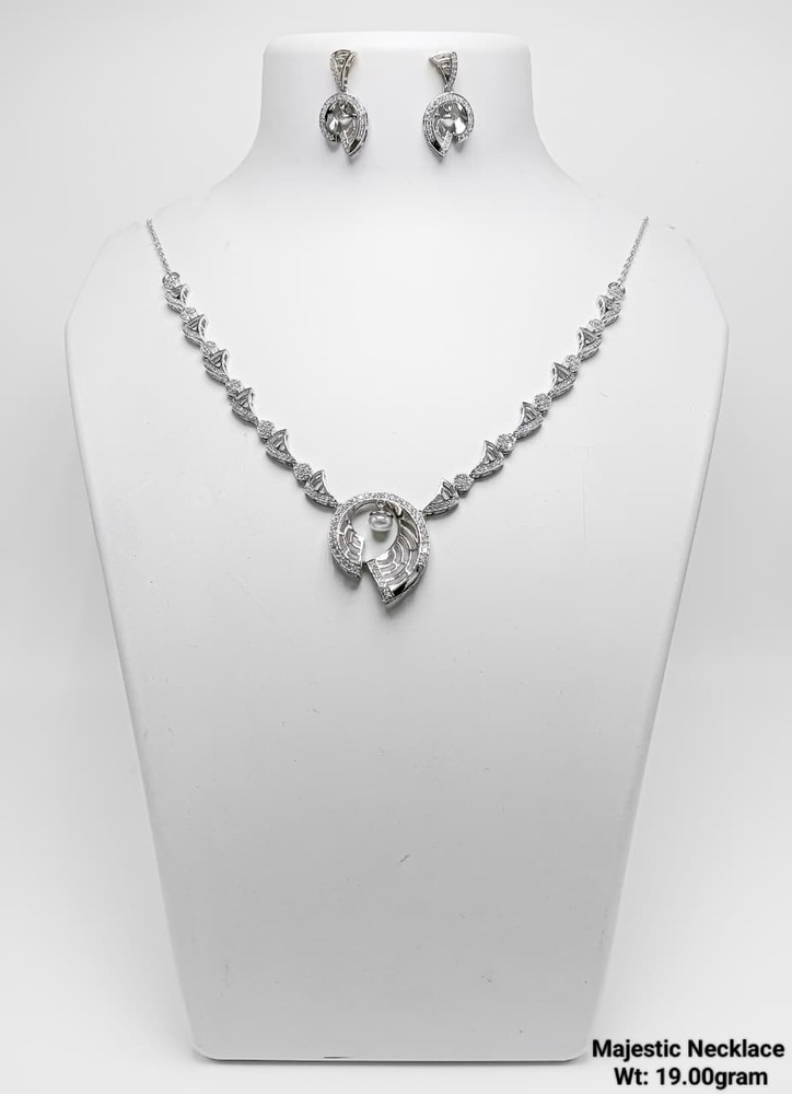 92.5 New Design Silver Majestic Nacklace