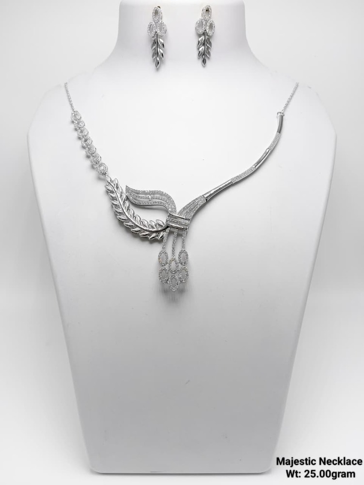 92.5 New Design Silver Majestic Nacklace