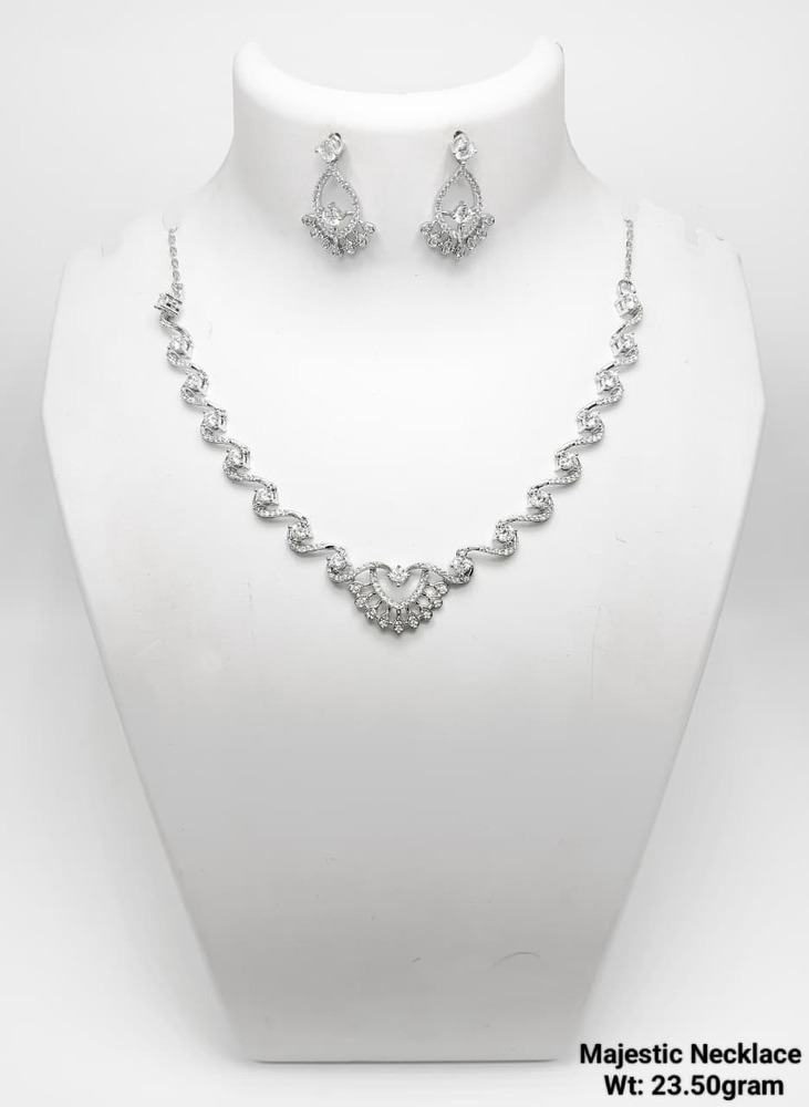 92.5 New Design Silver Majestic Nacklace