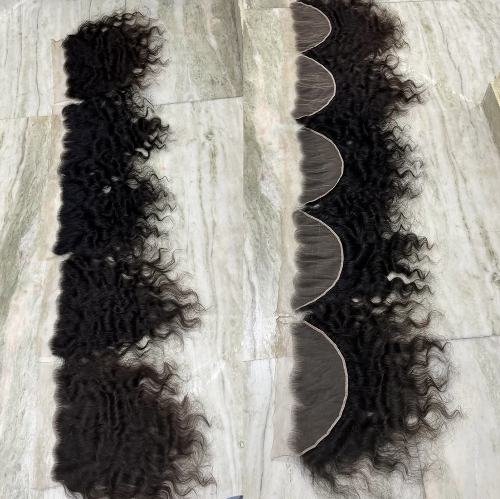 13-6 Premium Quality Frontal Transparent Lace - Color: Black