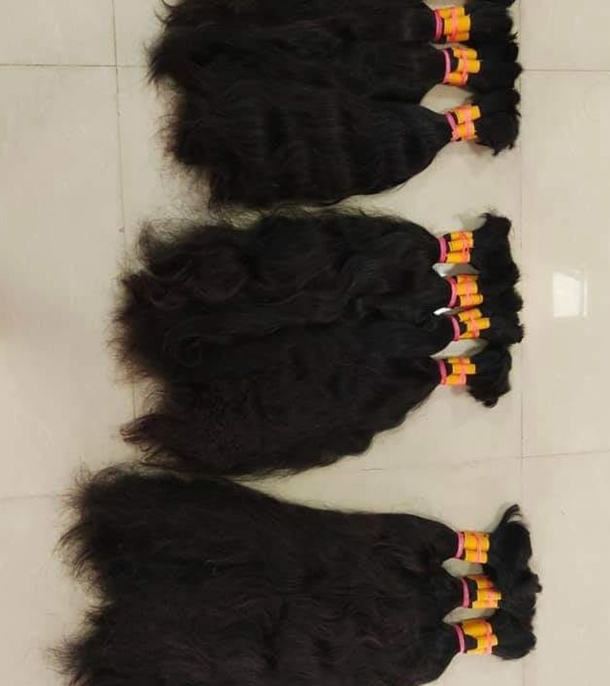 Indian Natural Unprocessed Hair - Color: Black