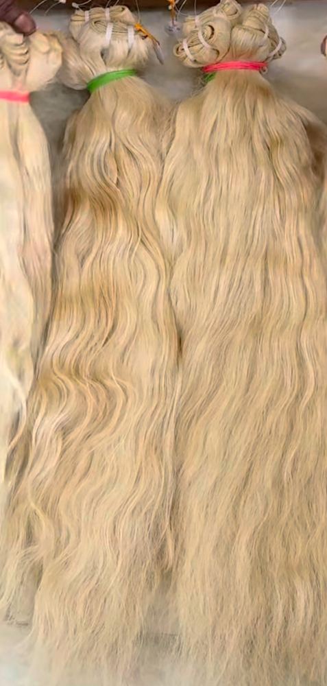 Natural Premium Blond Hair - Color: White