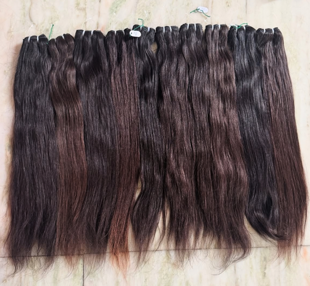 Natural Straight Bundles Double Wefted Hair Natural Straight Bundles Double Wefted Hair