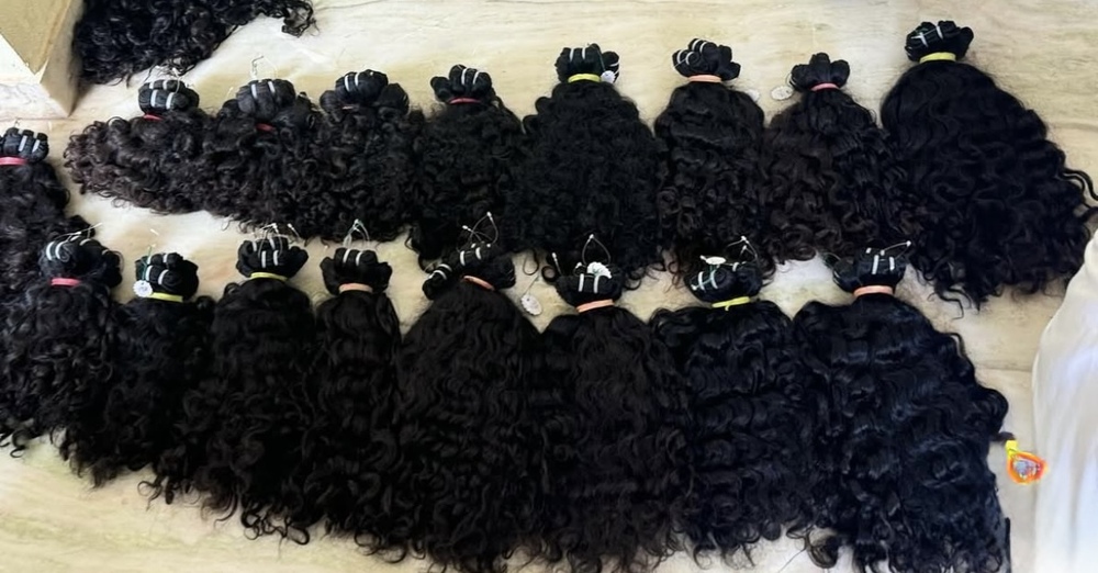 Natural Temple Virgin Single Donar Hair - Color: Black