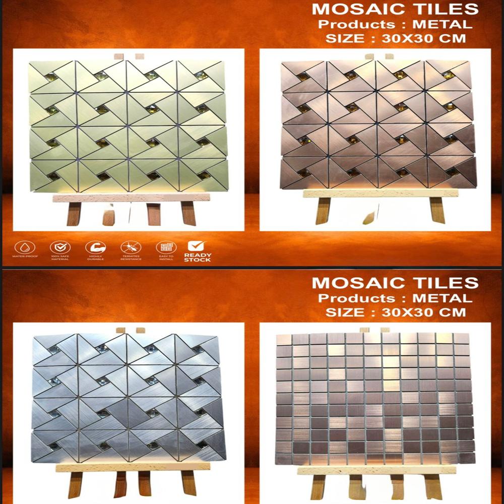 3D ACRYLIC Mosaic Wall Panels for Textured Modern Interior Decoration Residential & Commercial Spaces Interior Styling