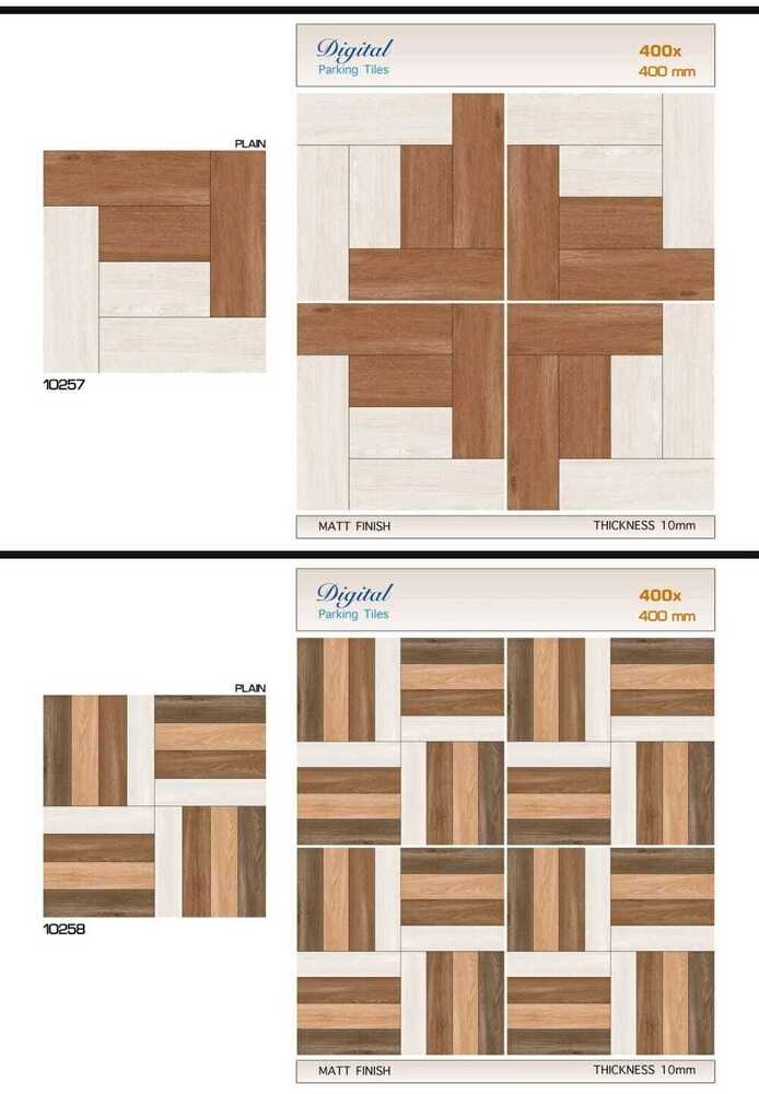 400*400 HEAVY DUTY VITRIFIED PARKING TILES