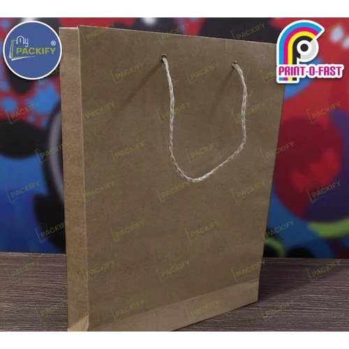 Plain Unprinted Bag - Color: Brown