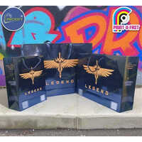 Glossy Paper Carry Bag - Color: Multi Color