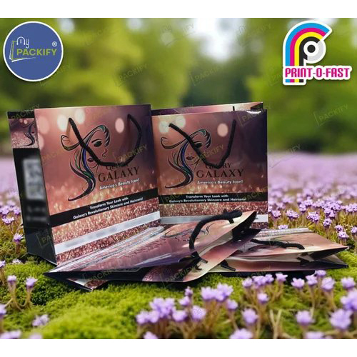 Laminated Paper Carry Bag Small - Color: Brown