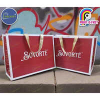 Luxury Coated Paper Bag - Color: Red
