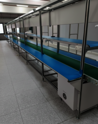 Belt Conveyor 9 Mtr. (30 ft) Double Sided Belt Conveyor