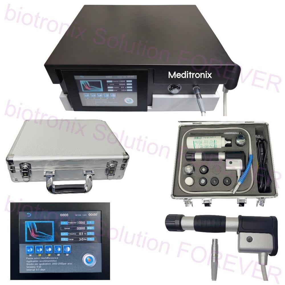 Clinical Pneumatic Shockwave Therapy Device 7 Heads