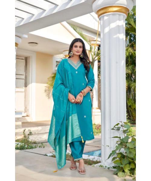 Kurti Pent Dupatta Set