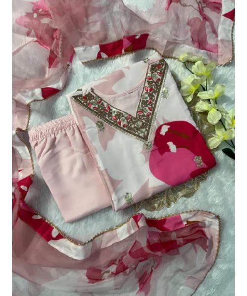 Kurti Pent Dupatta Set