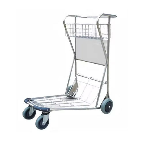 Hot Selling Aluminium Three-Wheel Platform Airport Luggage Trolley OEM Low Price Passenger Cart
