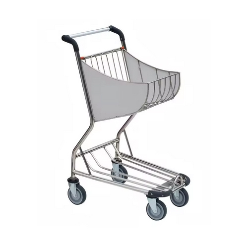 4 Wheel Shop Shopping Trolleys Hand Carts Airport Luggage Trolley Cart Shopping - Feature: High Quality