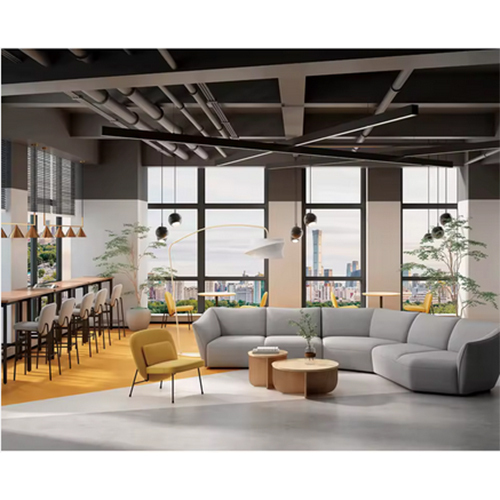 5 Star Luxury Style Office Hotel Sofa Set Living Room Furniture Public Area Lounge - Color: Multicolor