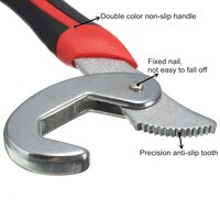 Snap and grip Adjustable Wrench