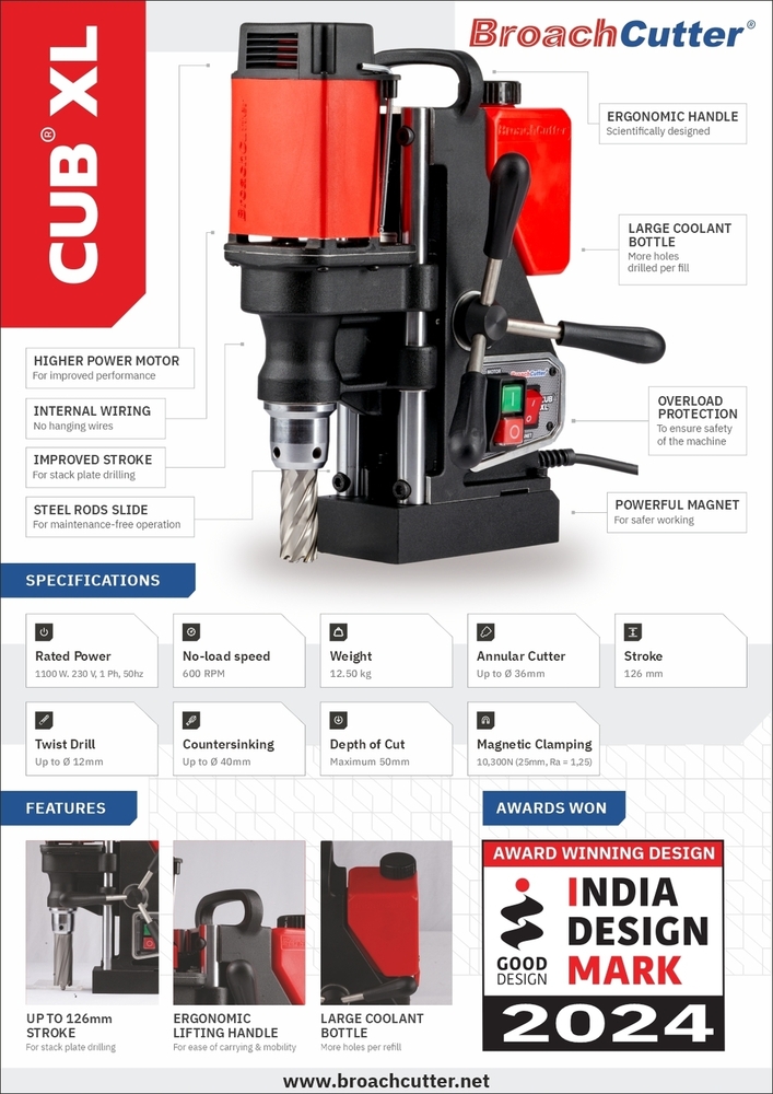 Cub Xl Magnetic Drilling Machine - Automatic Grade: Manual