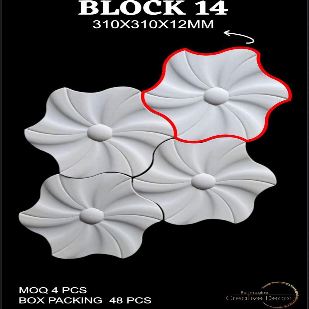 Stone Textured 3d Mosaic Wall Tiles For Feature Walls & Ceilings Easy Installation & Long-lasting - Color: Mixed