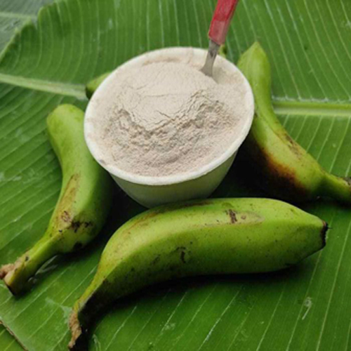 Organic Green Banana Powder - Color: Yellowish White