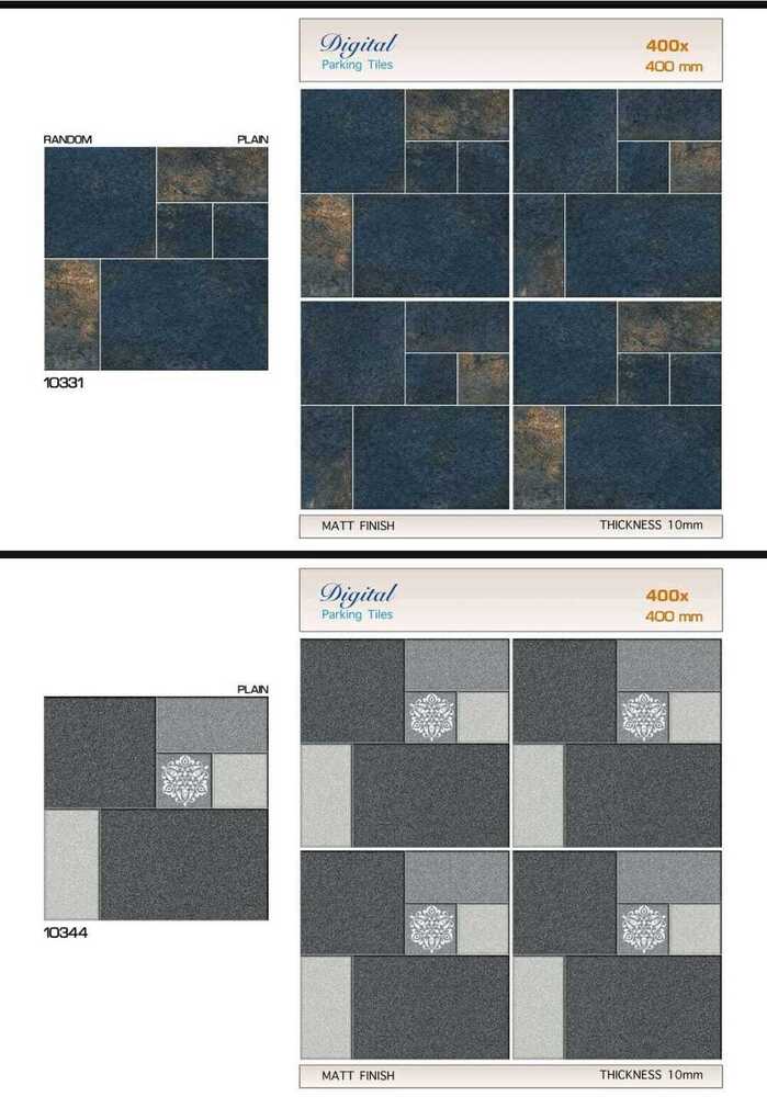 Matt Finish Parking Tiles