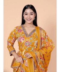 Pure Cotton Kurti & Pant with Dupatta