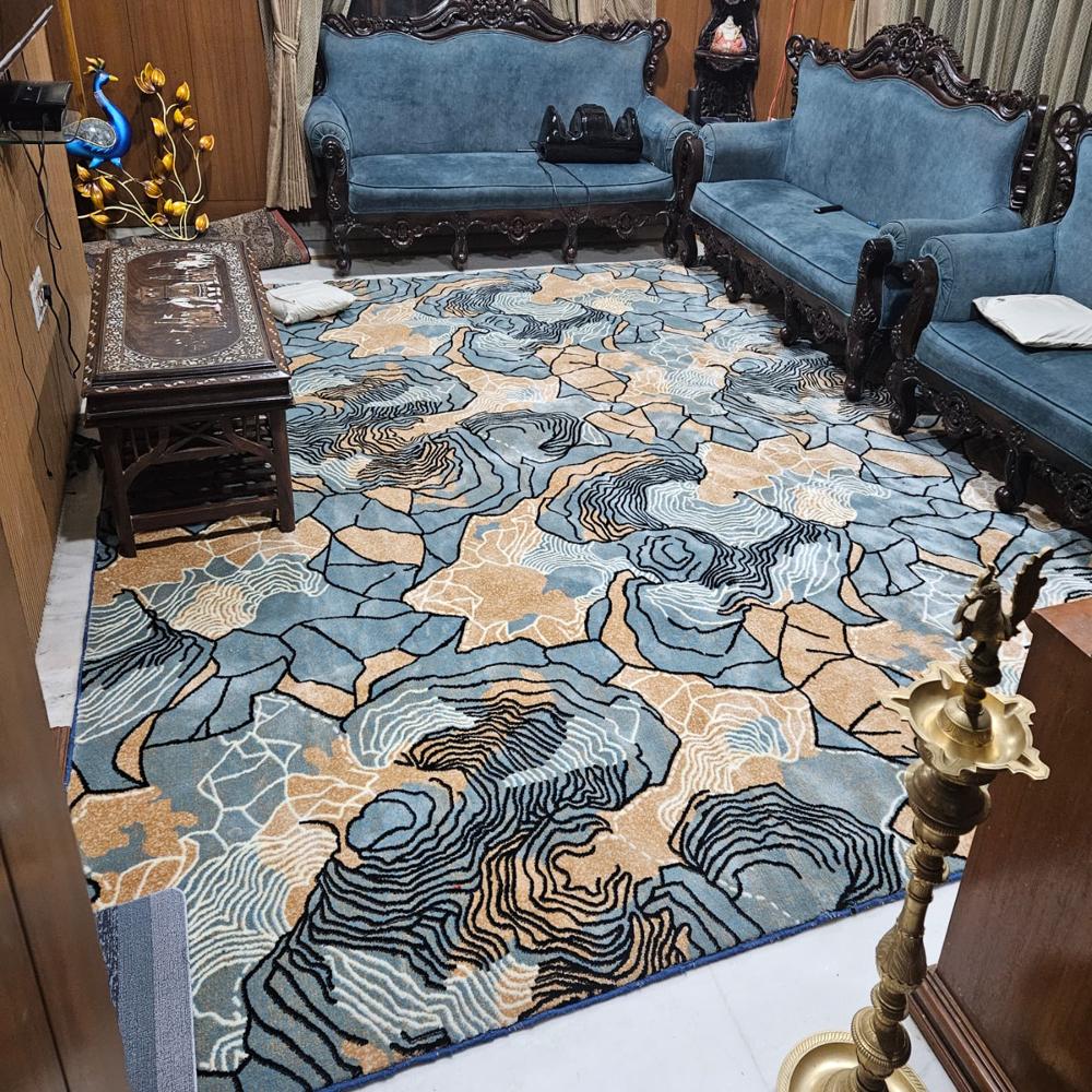 Wilton Carpet Series Wool Rich Luxury For Hotels & Banquets Lounge & Reception Soft, Wool Rich Texture High Traffic Areas - Size: Standard