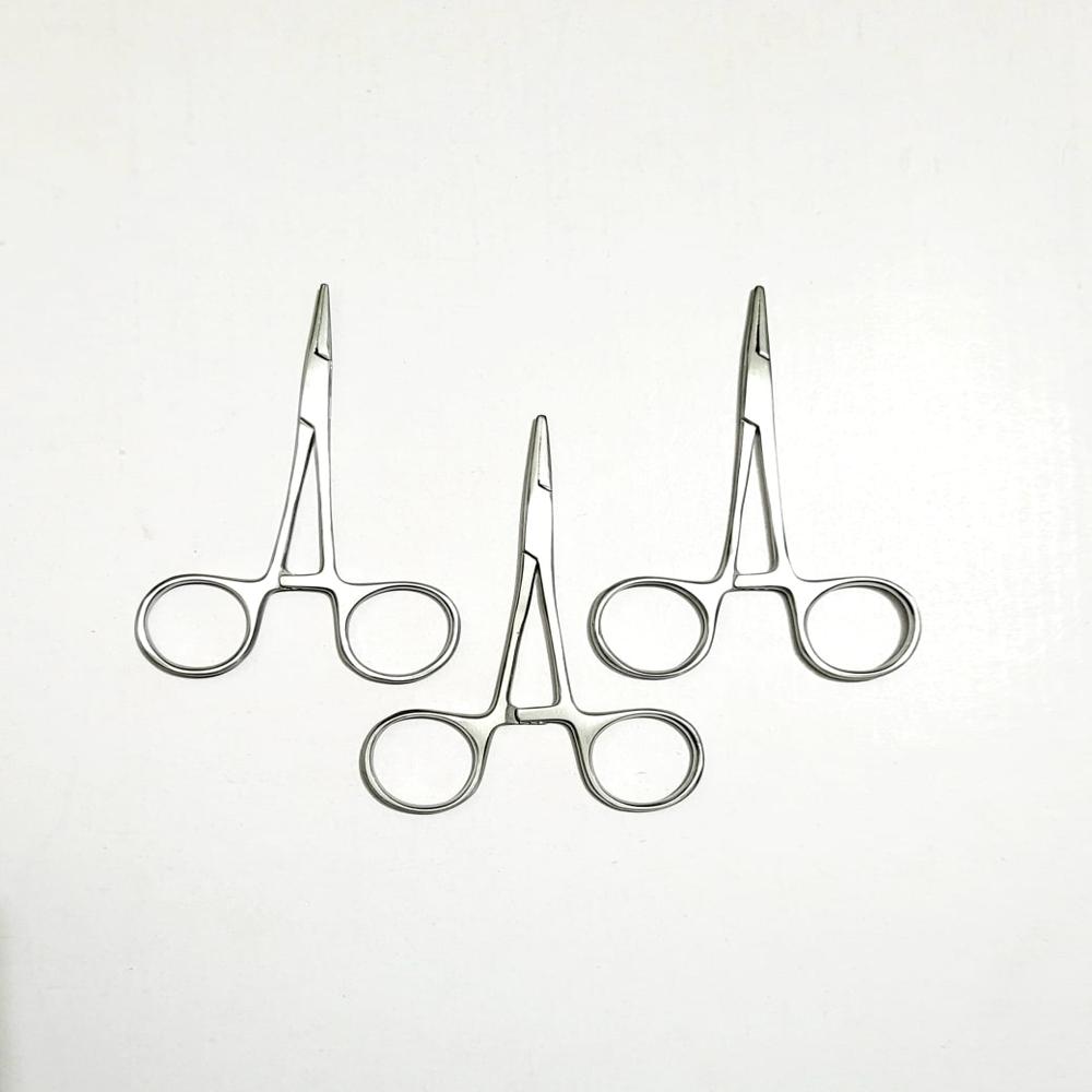 Mosquito Forcep 4 Inch St Pack Of 3 - Material: Steel