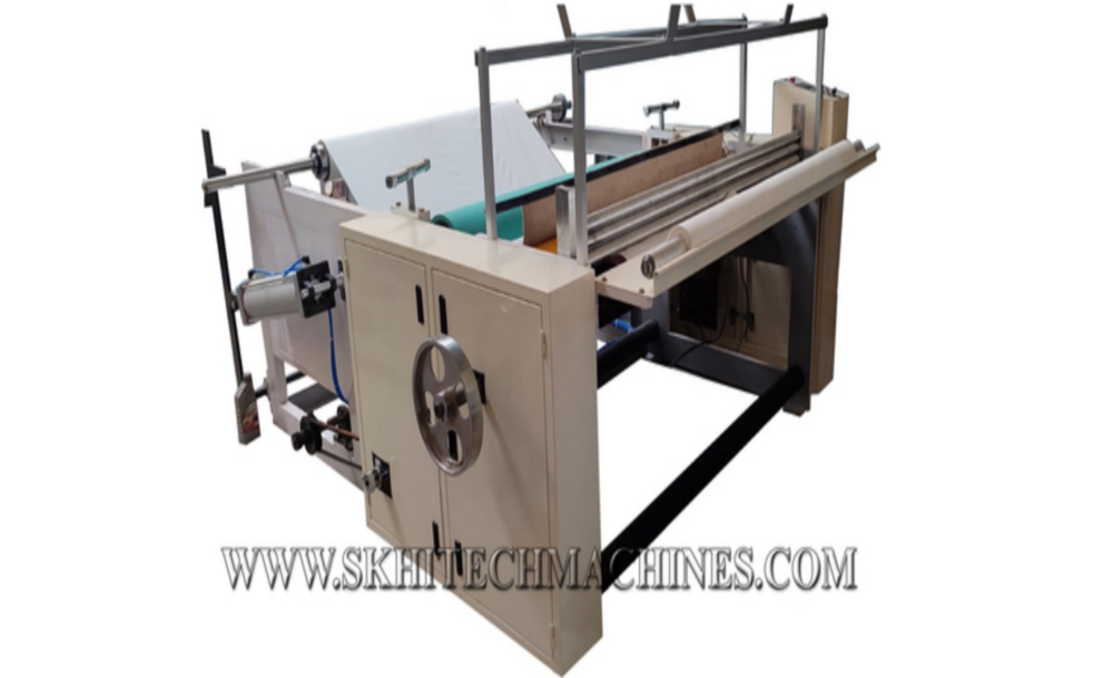 Semi auto 81 to 1400 mm toilet roll kitchen roll HRT JRT maxi roll machine