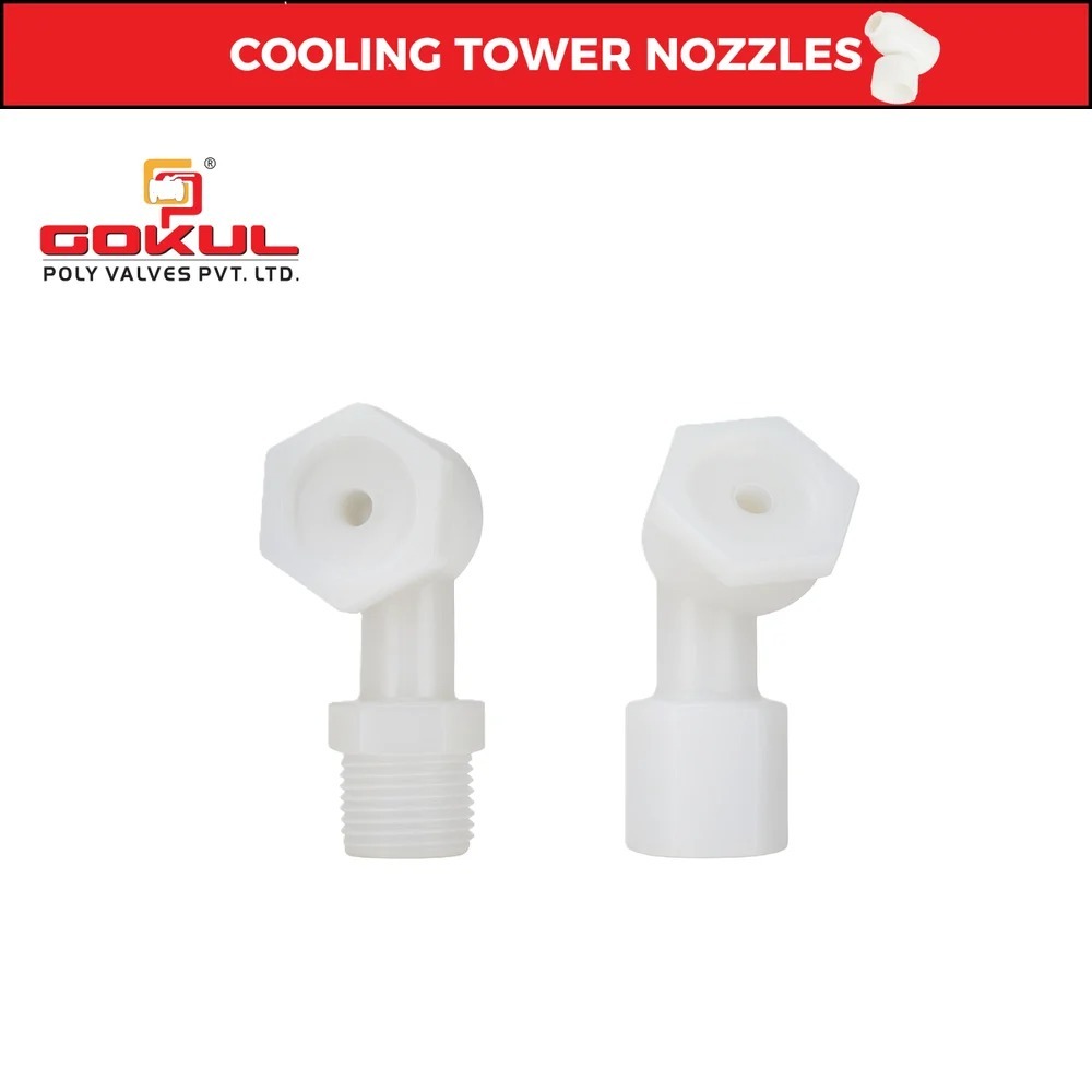 PP WHITE SPRAY NOZZLE