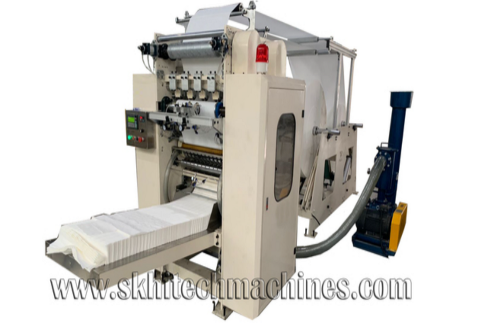 Pop Up Paper Napkin Machine For V Type - Color: White