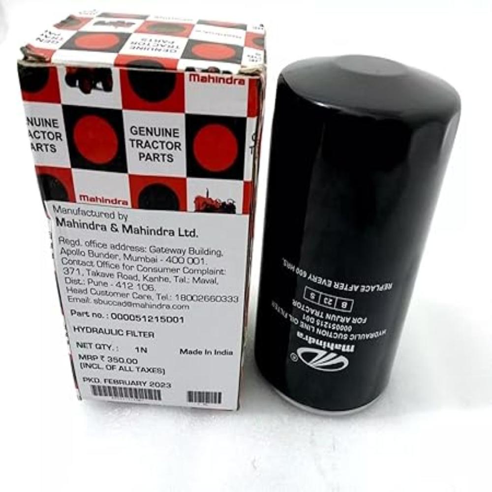 Mahindra Tractor Hydraulic Oil Filter (000051215D01)