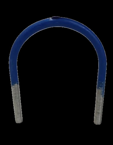 Rubber Pipe Clamps - Color: Silver