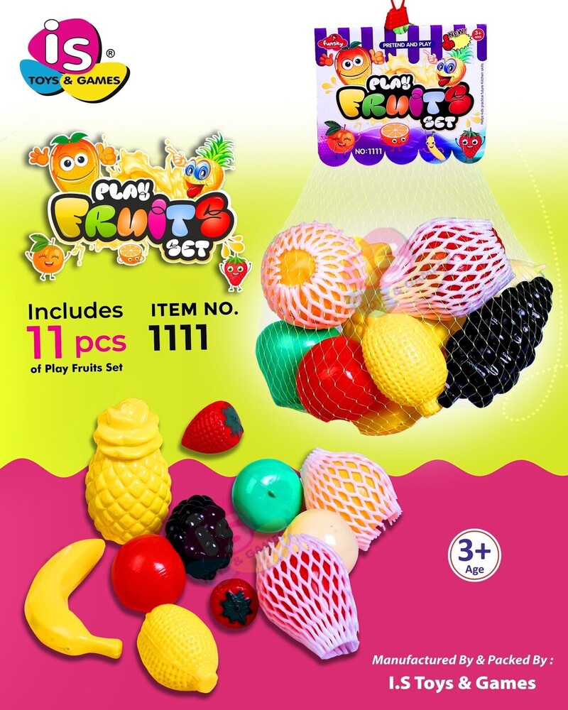 Fruits toys set 11 pcs