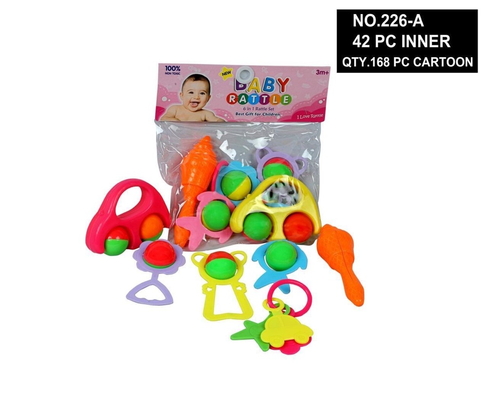Rattle Set 42Pcs - Color: Multicolor