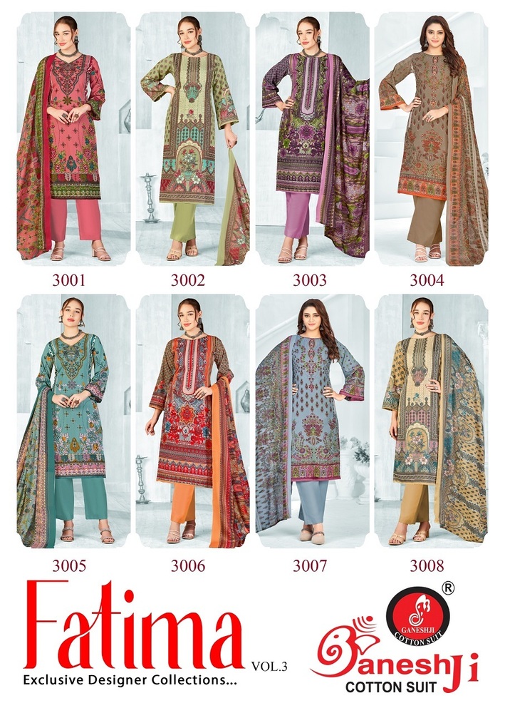 Ganeshji Fatima Vol-3  Dress Material