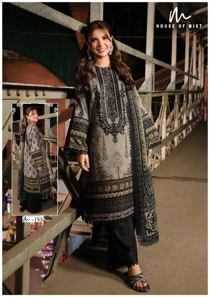 Ghazal Karachi Vol-16 A Dress Material - Color: Multicolor