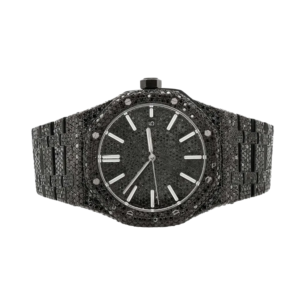 Luxury 41mm Square Analog Quartz Watch Customized Black Stainless Steel Glass Roman Numeral Fashion Business Accessory Miyota. - Color: Mix