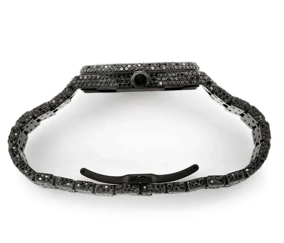 Luxury 41mm Square Analog Quartz Watch Customized Black Stainless Steel Glass Roman Numeral Fashion Business Accessory Miyota. - Color: Mix