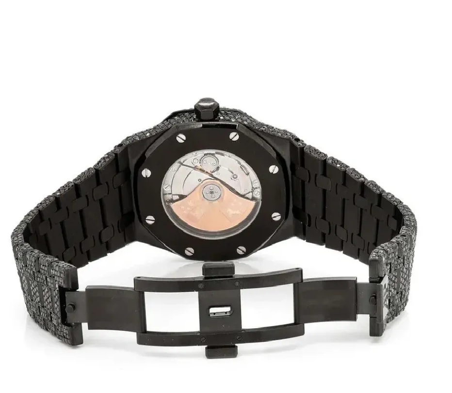 Luxury 41mm Square Analog Quartz Watch Customized Black Stainless Steel Glass Roman Numeral Fashion Business Accessory Miyota. - Color: Mix