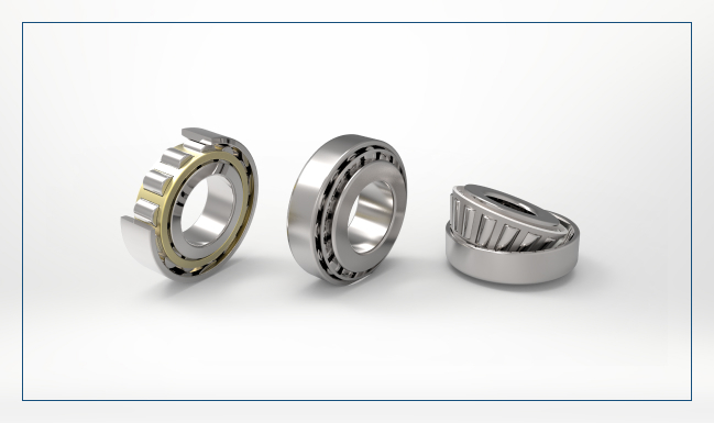 Cylindrical And Taper Roller Bearings - Color: Silver