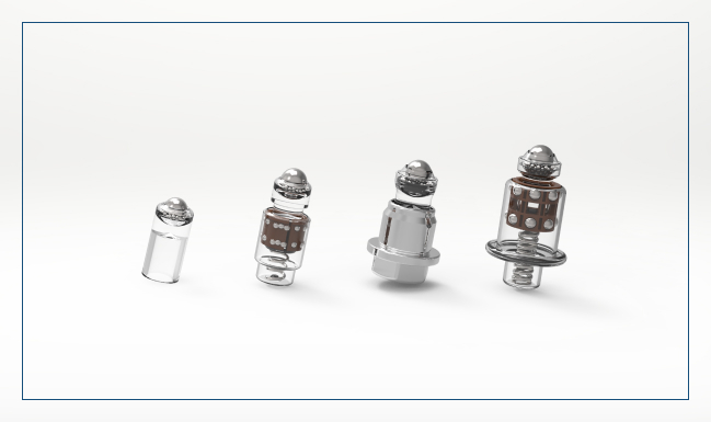 Ball Detents Bearings - Color: Silver