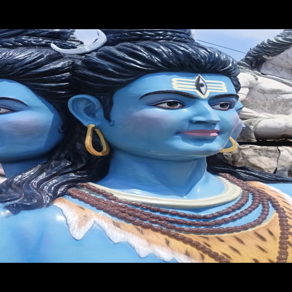 Fiber Shiva Statue - Color: Multi