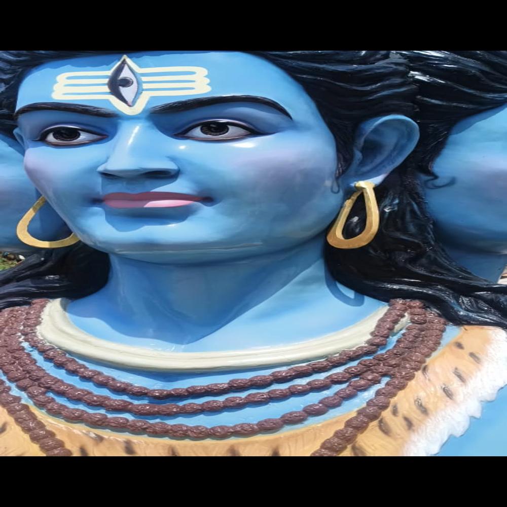 Fiber Shiva Statue - Color: Multi