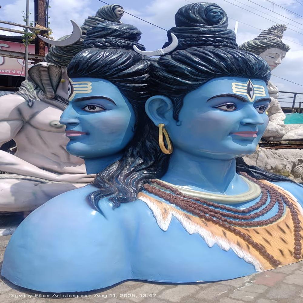 Fiber Shiva Statue - Color: Multi