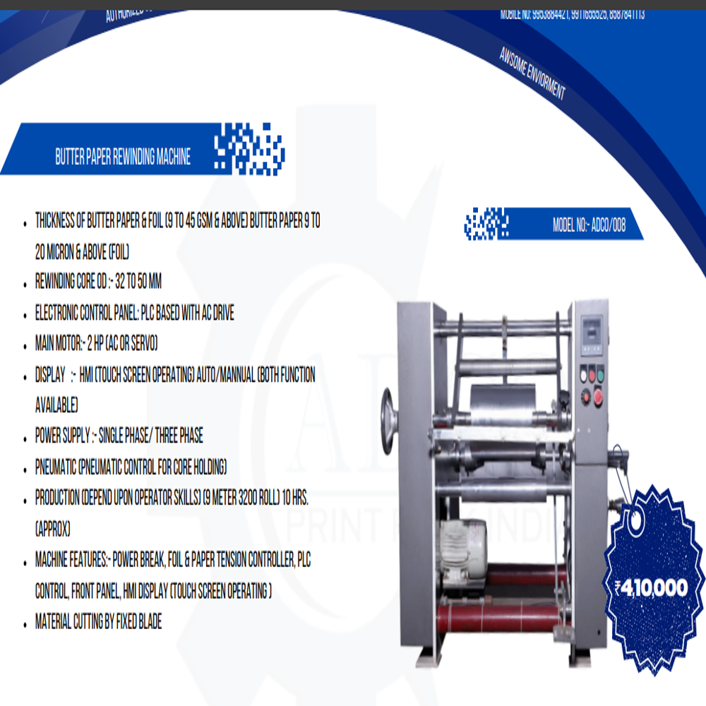 Automatic Aluminium Foil Rewinding Machines