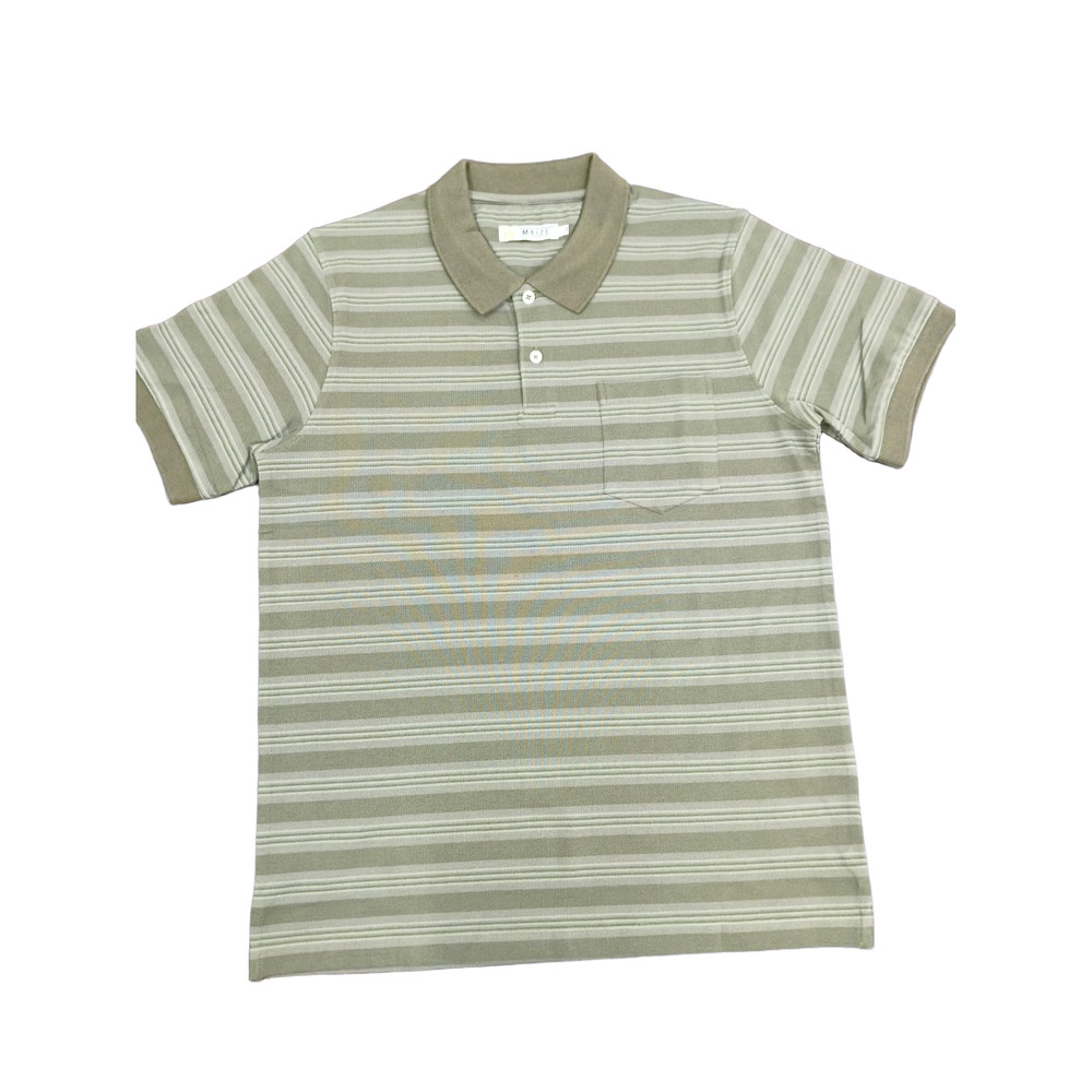 Men's Jersey Stripes Polo T-Shirt - 185 GSM